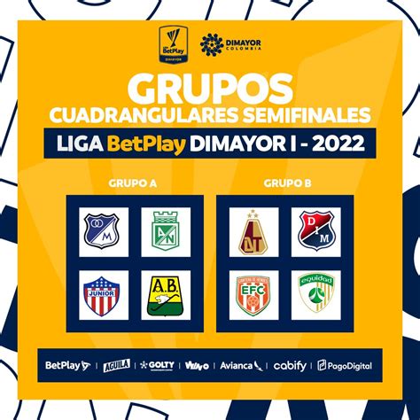 tabla de cuadrangulares liga betplay 2022